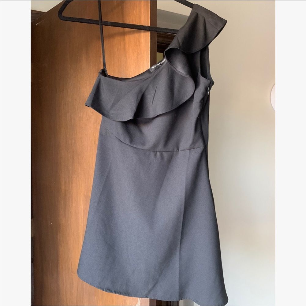 NWT 0P banana republic black dress